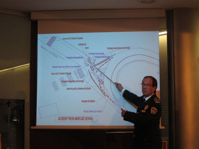 El jefe de la Guardia Urbana, Evelio Vázquez