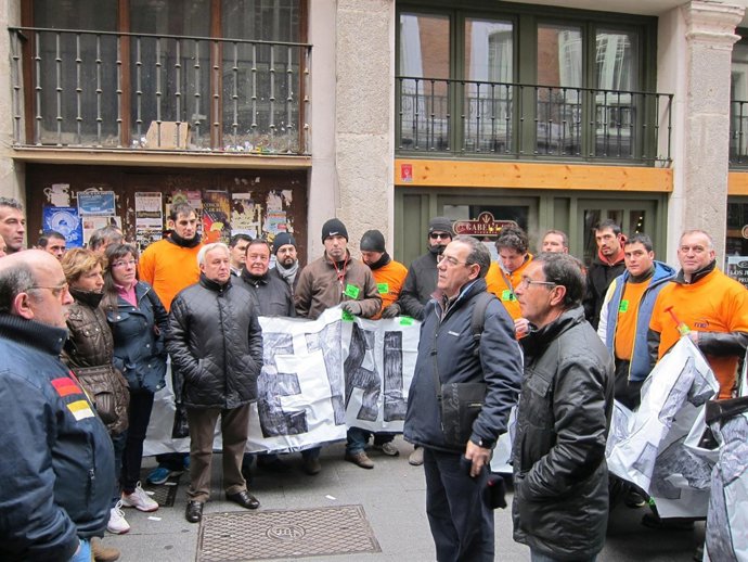 Concentración de trabajadores de Metales Extruidos