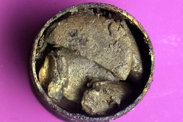 Restos de los medicamentos hallados en un naufragio romano