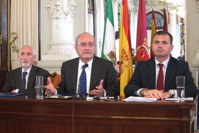 El alcalde de Málaga y el concejal de Seguridad