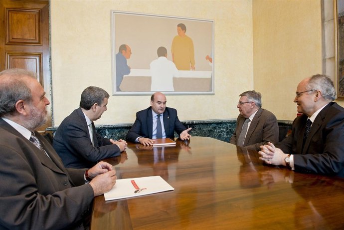 Reunión del consejero Morrás con los vocales del CGPJ