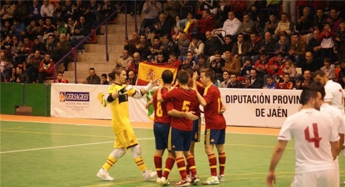 La selección española de fútbol sala