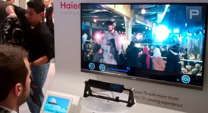 Televisión Haier en el CES 2013