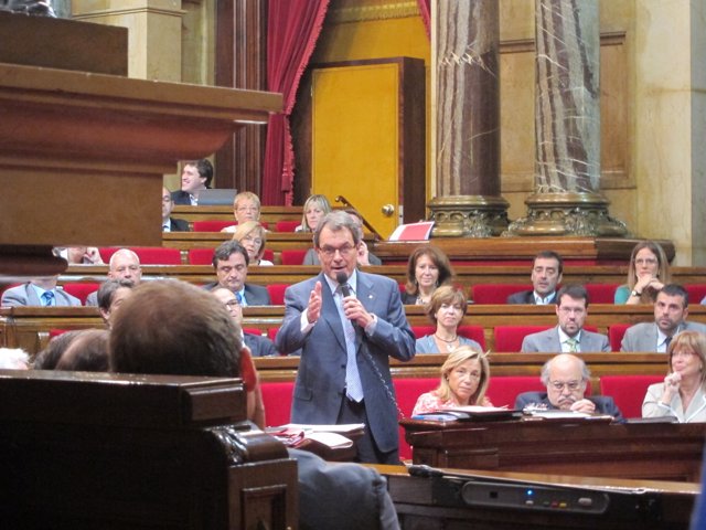 Artur Mas, En El Parlament