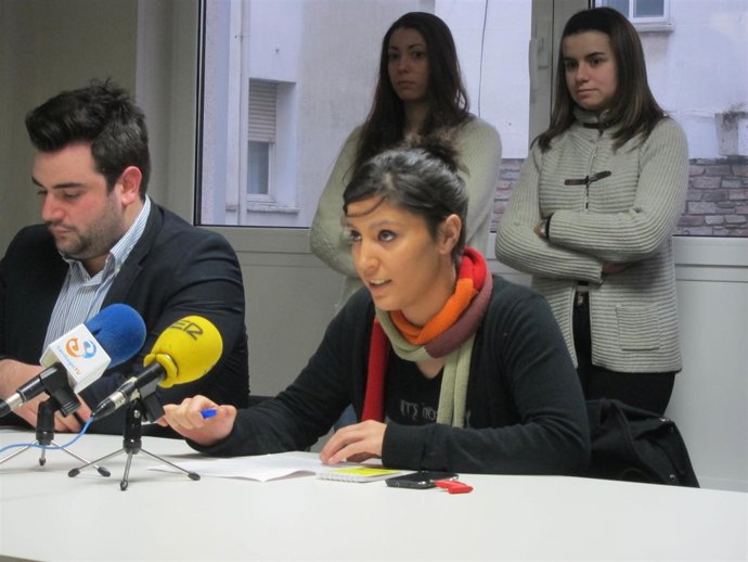 Rueda de prensa de Xuventudes Socialistas Compostela