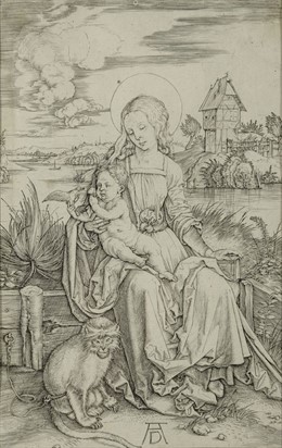 Uno de los grabados de Durero exhibidos en la muestra