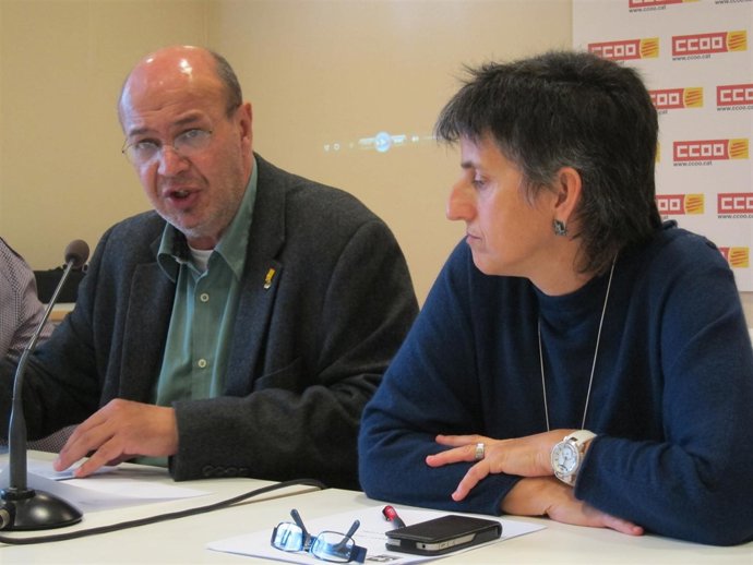 J.C.Gallego y D.Llobet (CC.OO.)