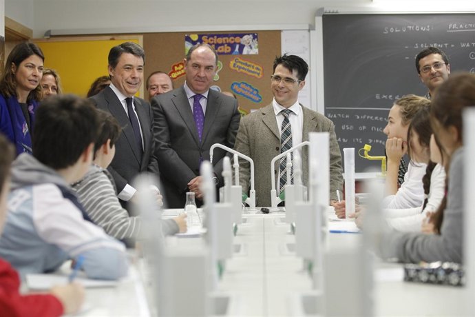 González en el nuevo Instituto de Educación Secundaria Neil Armstrong