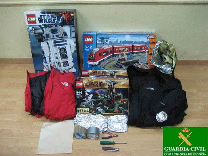 Productos robados en la tienda de Valladolid