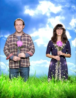 Cartel de la obra 'El tipo de la tumba de al lado'