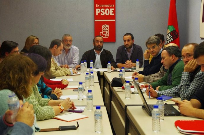 Reunión De La Comisión Ejecutiva Provincial Del PSOE De Cáceres