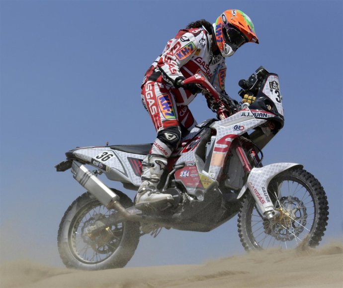 Laia Sanz en el Rally Dakar 2013