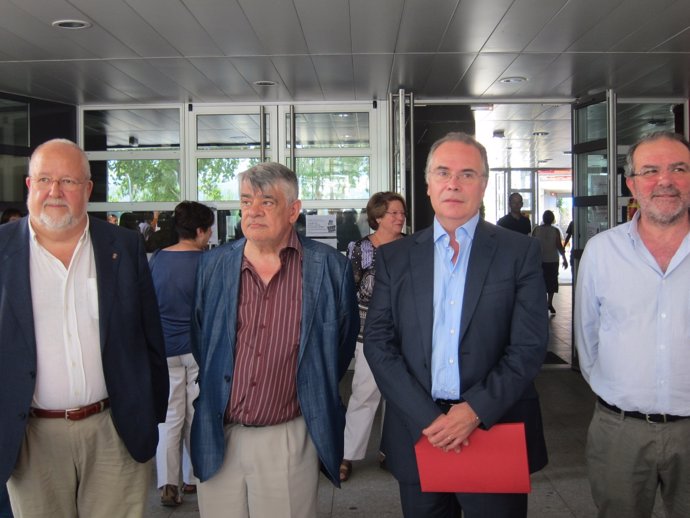 Salvador Esteve, Jordi Sales,  Jaume Torremadé y Joan Reñé (ARCHIVO)