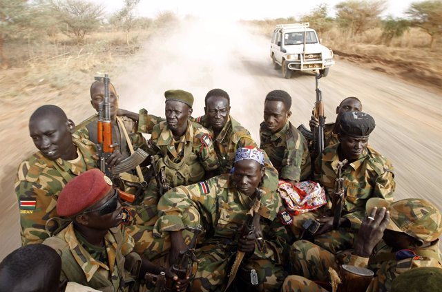 Soldados De Sudán del Sur