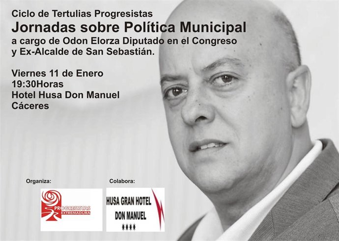 Odón Elorza en Cáceres
