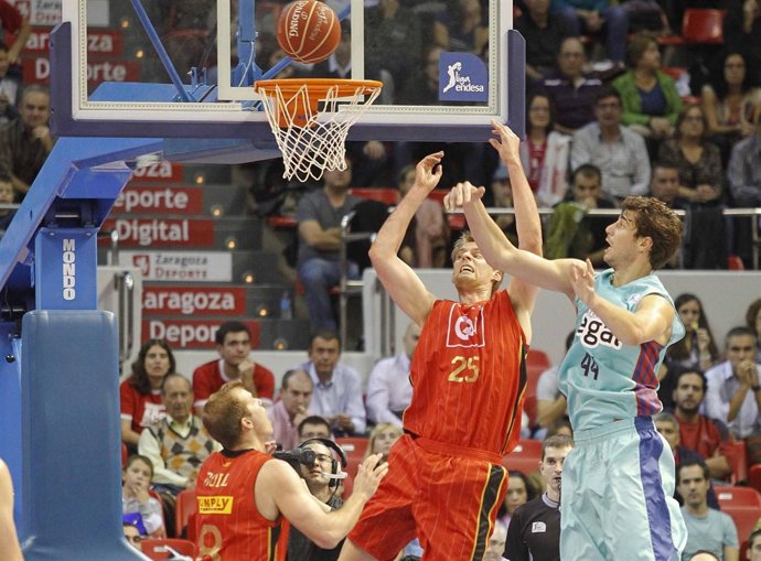 Henk Norel,Michael Roll,Ante Tomic CAI Zaragoza - FC Barcelona Regal