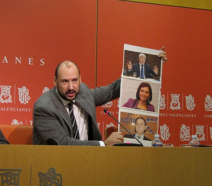 Josep Moreno con imágenes de Jaraba, Vidal y Reig