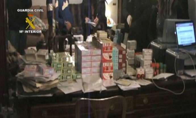 Productos intervenidos por la Guardia Civil 