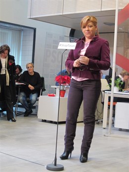 Elena Valenciano, vicesecretaria general del PSOE