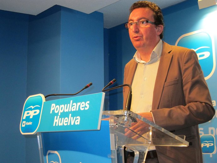 El presidente del PP de Huelva, Manuel Andrés González. 