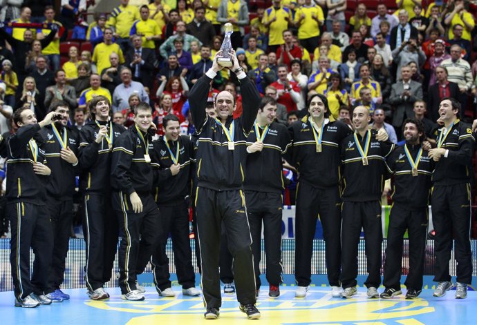 Hombrados con la selección española de balonmano, bronce en el Mundial 2011