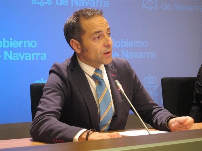 El portavoz del Gobierno de Navarra, Juan Luis Sánchez de Muniáin.