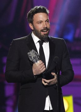 Ben Affleck accepts the "Best Director" award for the movie "Argo" at t