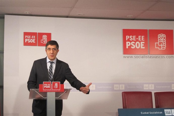 El secretario general del PSE, Patxi López