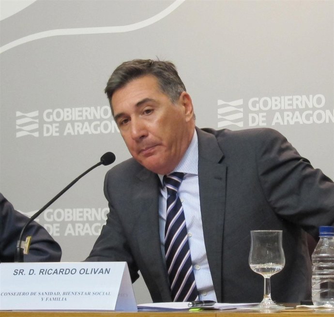 Ricardo Oliván, consejero de Sanidad de Aragón