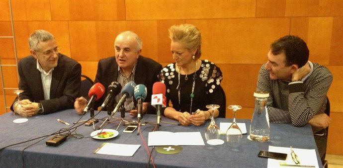 Agustín Prieto, José María Blanco, María Luisa Segoviano y Ángel Hernández