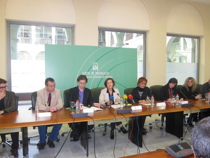 Equipo de delegados de la Junta en Granada