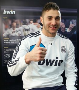 El delantero del Real Madrid Karim Benzema