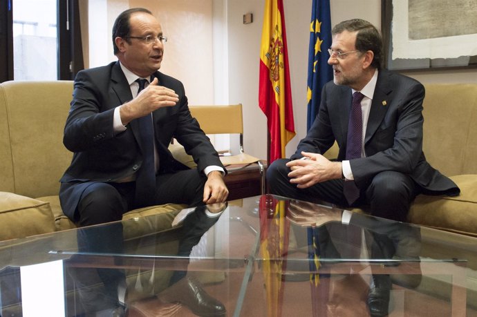 Rajoy y Hollande