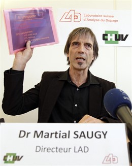 El director del laboratorio suizo de análisis del dopaje, Martial Saugy