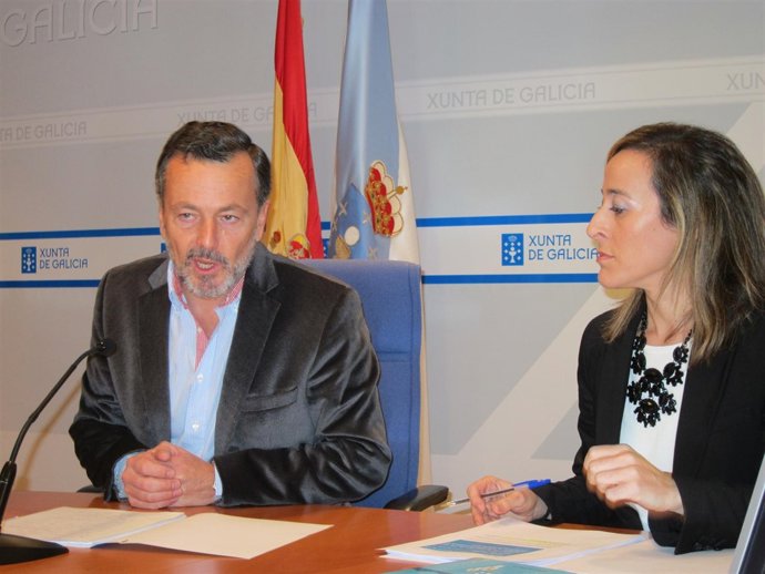 Agustín Hernández y Ethel Vázquez en rueda de prensa