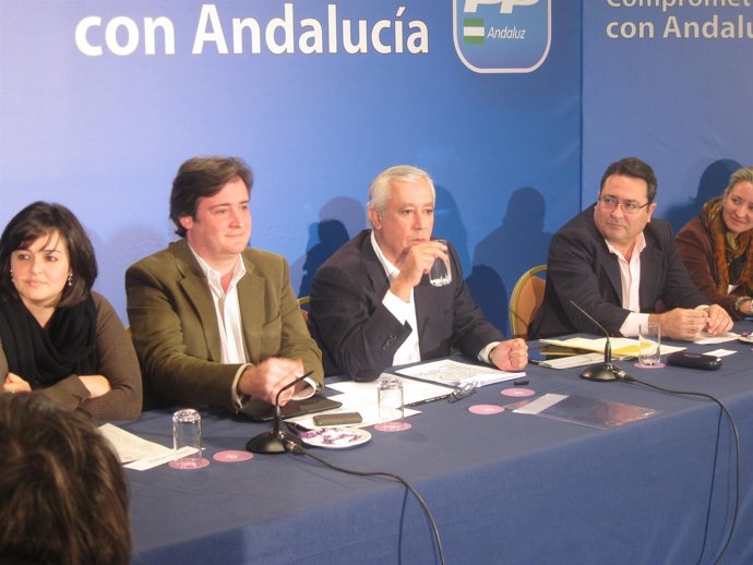 Arenas este sábado antes de intervenir en un acto en Sevilla