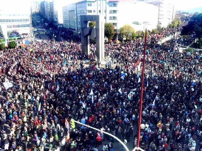 Manifestación Vigo Huelga General 14N