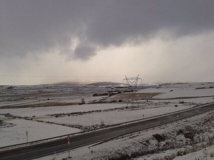 Nieve en Cantabria, nevada, temporal frío