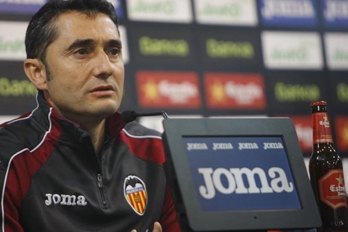 El entrenador del Valencia CF, Ernest Valverde