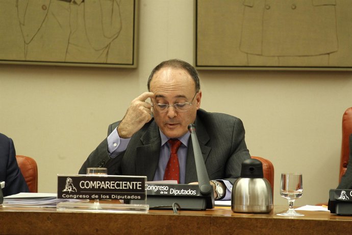 Luis Linde, en el Congreso