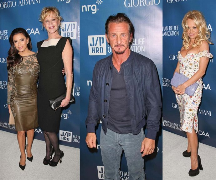 Montaje Eva Longoria, Melanie Griffith y Pamela Anderson