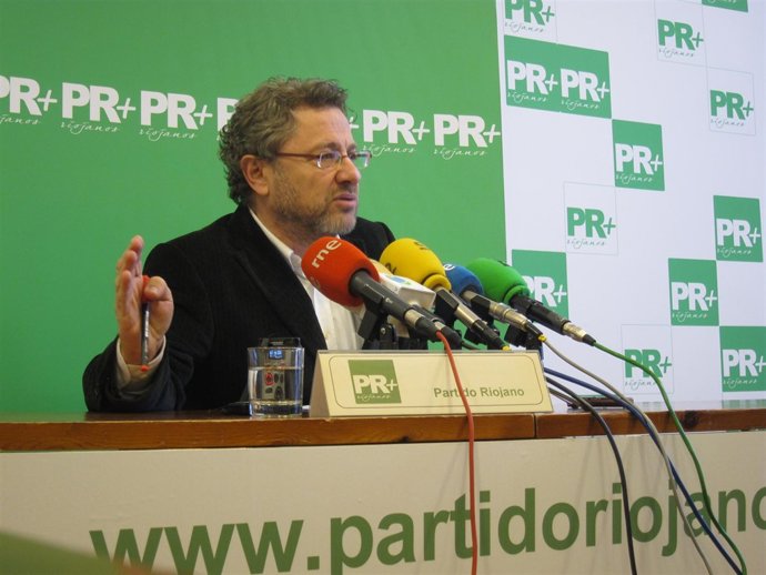 El secretario general de PR+ riojanos, Julio Revuelta