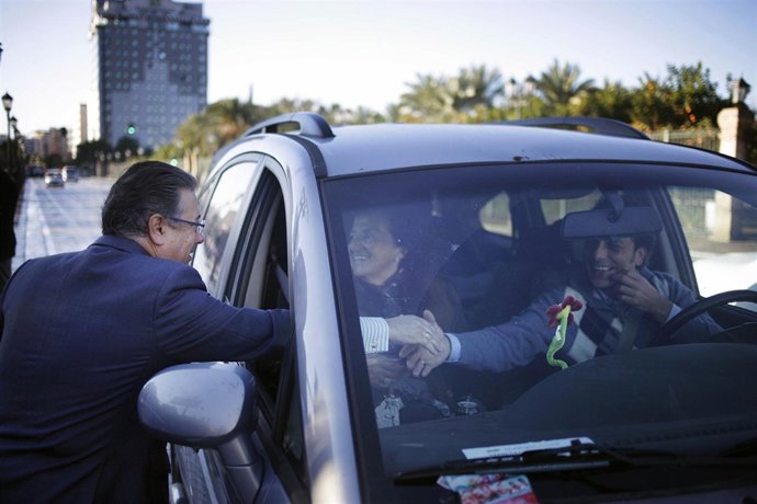 El alcalde de Sevilla, Juan Ignacio Zoido, en la avenida de la Buhaira