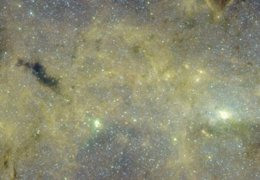 Nube densa en el centro de la Vía Láctea
