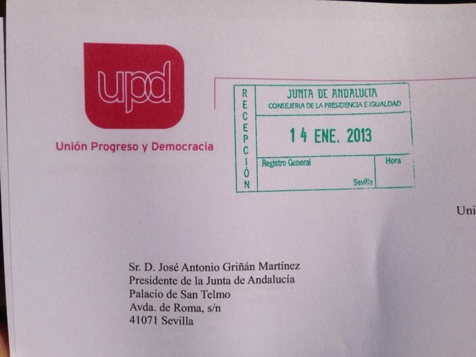 Documento entregado por UPyD para participar en la negociación del pacto 