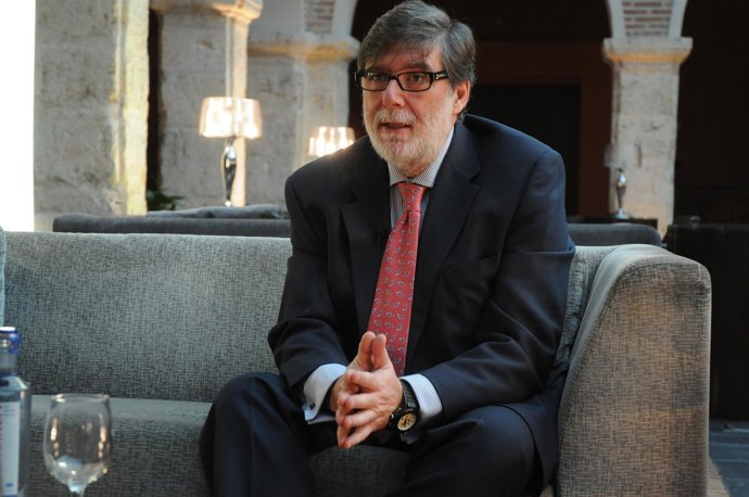 El presidente interino de Cecale, Santiago Aparicio