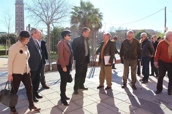 Espadas visita el parque de los Perdigones