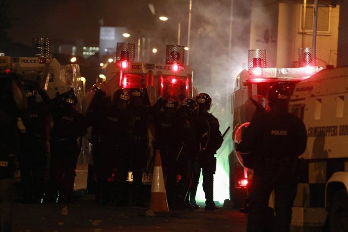 Disturbios en la localidad norirlandesa de Belfast