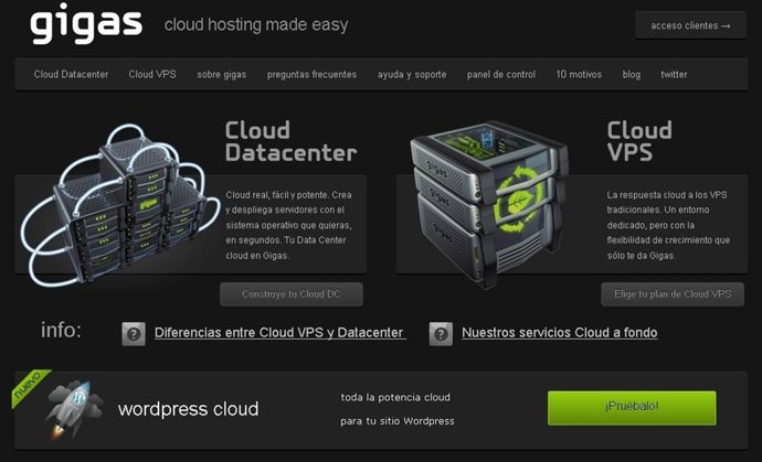 Página web de Gigas 