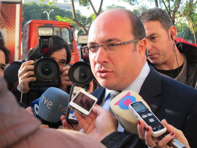 El alcalde de Puerto Lumbreras y diputado regional, Pedro Antonio Sánchez